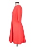 CeCe 100% Polyester Solid Orange Casual Dress Size 4 - photo 5