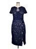 JS Collections Blue Cocktail Dress Size 14 - photo 1