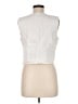 Dissh White Sleeveless Button-Down Shirt Size 8 - photo 2