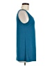 Eileen Fisher 100% Silk Solid Teal Sleeveless Top Size M (petite) - photo 4