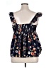 Timing Blue Sleeveless Blouse Size 1X - photo 2