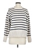 Assorted Brands Stripes Ivory Turtleneck Sweater Size M (estimated) - photo 1