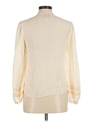 Mayle Long Sleeve Silk Top (view 2)