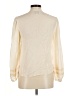 Mayle 100% Silk Ivory Long Sleeve Silk Top Size 8 - photo 2