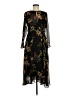 Tommy Hilfiger Floral Black Casual Dress Size 8 (petite) - photo 1