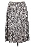 Dialogue Animal Print Silver Casual Skirt Size 1X - photo 2
