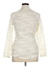 Venus Silver Long Sleeve Top Size XL - photo 2