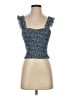 Paper Crane 100% Polyester Blue Tank Top Size XS - photo 1