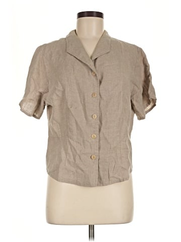 Flax Short Sleeve Blouse (view 1)