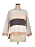 Soft Surroundings 100% Polyester Color Block Gray Pullover Sweater Size XL (petite) - photo 1