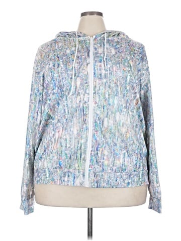 Emery Rose Zip Up Hoodie (view 1)