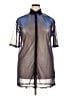 Marigold Shadows Blue Short Sleeve Blouse Size XL (estimated) - photo 1