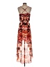 Guess 100% Polyester Floral Red Casual Dress Size S - photo 2