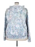 Emery Rose Print Blue Zip Up Hoodie Size 5X - photo 2