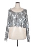 Forever 21 Plus Metallic Silver Jacket Size XXL PlusEstimated - photo 1