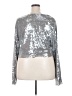 Forever 21 Plus Metallic Silver Jacket Size XXL PlusEstimated - photo 2
