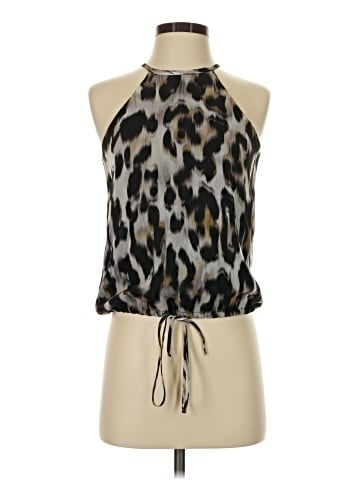 Lavender Brown Sleeveless Blouse (view 1)