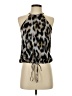 Lavender Brown Brown Sleeveless Blouse Size XS - photo 1