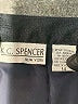 K.C. Spencer Solid Black Formal Skirt Size 14 - photo 4