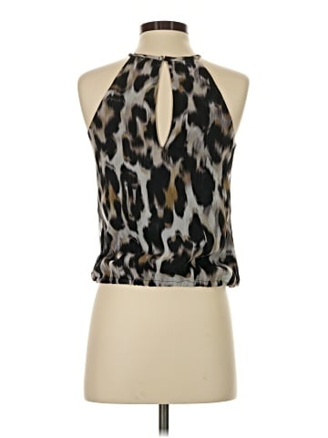 Lavender Brown Sleeveless Blouse (view 2)