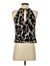Lavender Brown Brown Sleeveless Blouse Size XS - photo 2