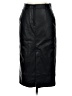 J.Crew 100% Polyester Black Faux Leather Skirt Size 0 - photo 1