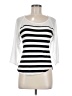 Kohl's 100% Polyester White 3/4 Sleeve Top Size M - photo 1