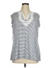 Max Studio Silver Sleeveless Blouse Size 1X - photo 1