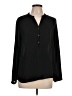 Bellatrix 100% Polyester Black Long Sleeve Blouse Size L - photo 1