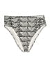 MYNAH Chevron-herringbone Ivory Swimsuit Bottoms Size XL - photo 1