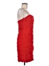 Cache 100% Polyester Red Cocktail Dress Size 6 - photo 4