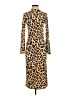 Vila Animal Print Brown Casual Dress Size S - photo 1