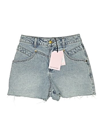 Avec Les Filles Denim Shorts (view 1)