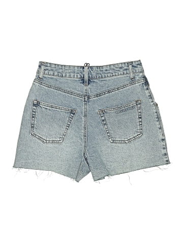 Avec Les Filles Denim Shorts (view 2)