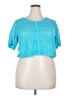 Roaman's Teal Short Sleeve Top Size 18 (L) - photo 1