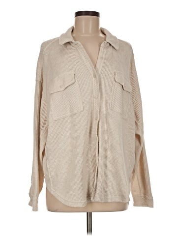 Aerie Long Sleeve Blouse (view 1)