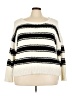 Maurices Stripes Ivory Pullover Sweater Size 24 (3) - photo 1