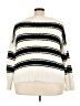 Maurices Stripes Ivory Pullover Sweater Size 24 (3) - photo 2
