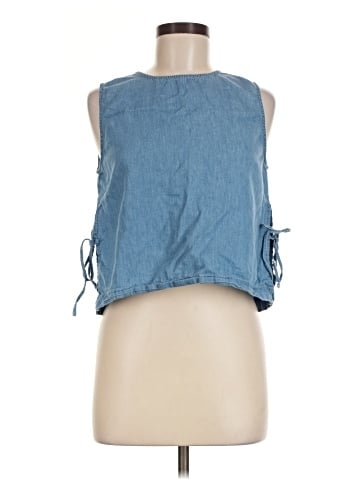 MNG Sleeveless Blouse (view 1)