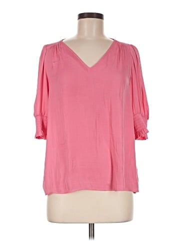 Maison d' Amelie 3/4 Sleeve Blouse (view 1)