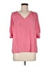 Maison d' Amelie 100% Polyester Pink 3/4 Sleeve Blouse Size M - photo 1