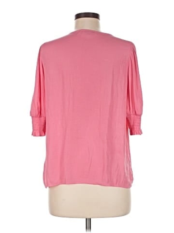 Maison d' Amelie 3/4 Sleeve Blouse (view 2)
