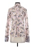 Robert Graham 100% Cotton Paisley Ivory Pink Long Sleeve Blouse Size XS - photo 1