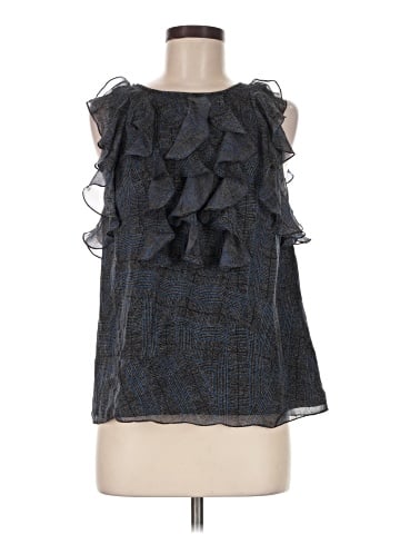 Tibi Sleeveless Silk Top (view 1)