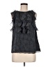 Tibi 100% Silk Blue Sleeveless Silk Top Size 6 - photo 1