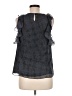 Tibi 100% Silk Blue Sleeveless Silk Top Size 6 - photo 2