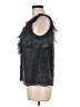 Tibi 100% Silk Blue Sleeveless Silk Top Size 6 - photo 5