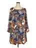 MSK Blue Casual Dress Size 2X - photo 1