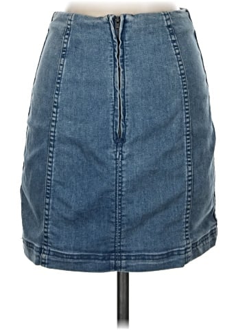 Free People Denim Skirt (view 2)