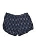 Madewell 100% Cotton Chevron-herringbone Blue Shorts Size L - photo 1